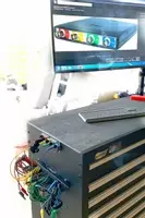 TiePie mounted on Diagnostics Cart